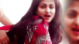 Indian Stepmom Disha Drilled Doggy position & Approve Cum Inward Her Wet crack