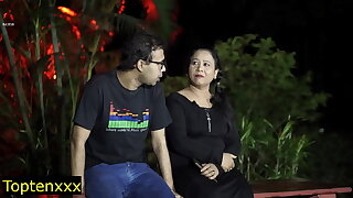 Divorced Bhabhi Sexy Sex with Recent Lover! with glaring audio