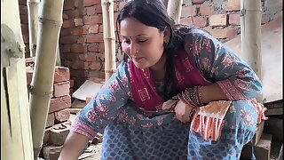 Chicks labor fuck with labor contractor for earning additional currency