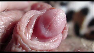 large clitoris big O closeup