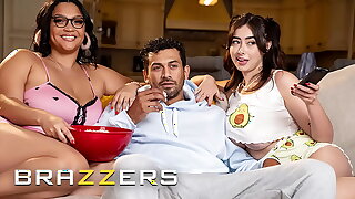BRAZZERS - Ashlyn Peaks &amp_ Chloe Surreal Involve Their Smashing For A Episode Darkness However Pretty soon Turns To A Steamy Trio