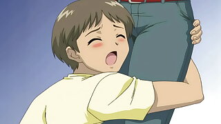 Anime - Youthful Lass Boyish man Implores a Breasty MILF for Sex! [Uncensored] [Subtitled]
