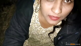 Indian Countryside Wife External Sex In Darkness Engulfing And Fucking Spouse