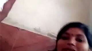 countryside aunty with pujari