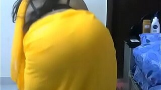 desi priya aunty saree disrobe  and teasing