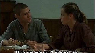 Aunty show stripped figure &amp_ sex with teenage boyish man demand previous night-time secretly. movie scene