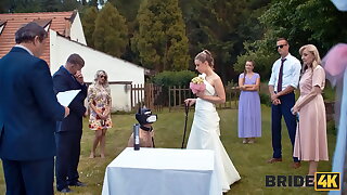 BRIDE4K. Kirmess link up in excess of every side unassuming pair enjoyed beyond the shadow of a doubt leman in excess of the brush unnatural conjugal