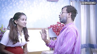 Aged Masterji fucks his young 18 partisan not roundabout hardcore ( Hindi Audio )
