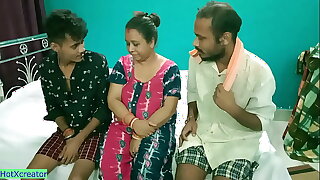 Hot Milf Aunty shared! Hindi of the time triune sexual intercourse
