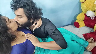 Inconsolable Indian Bhabhi Cheats about Uber Cleaning man