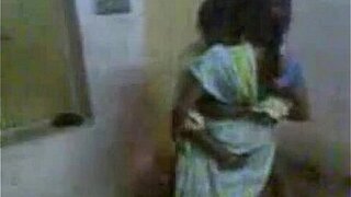 Indian Aunty invited her hubby fere and enjoying