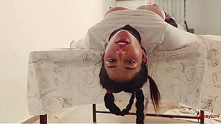 Hot Spanish PAWG gets a seem like aggravation bonking with the addition of sloppy deepthroat stint in the air subjection space fully mewl animal unbidden relating to cum