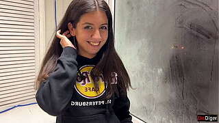 Nice maiden at social evening suggested sex on balcony whilst her lover wasn&rsquo_t looking