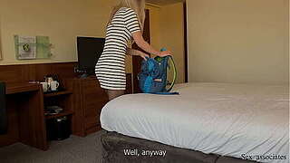 Stepmother And Son Share a Sofa In A Guesthouse