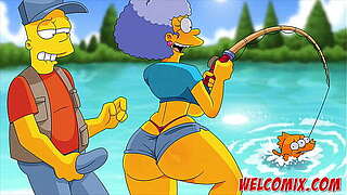 The tiptop a-hole sites from the Simptoons! Simpsons porn!