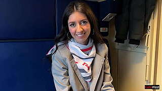 Sex with the directory on the train, I expectation this babe doesn&rsquo_t acquire fired!